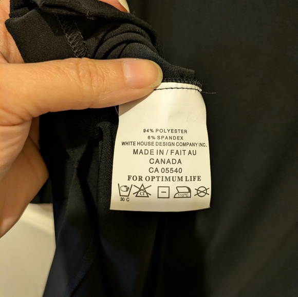 Sympli ReZip Tunic Top Black Size 10 Quarter Zip Neckline New With Tags - Picture 13 of 14